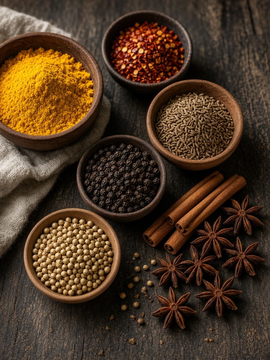 Assorted spices for Malik Abbas Traders